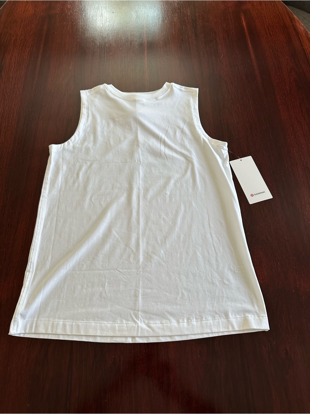 2 Lululemon White and black Sleeveless Tank Tops